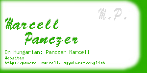 marcell panczer business card